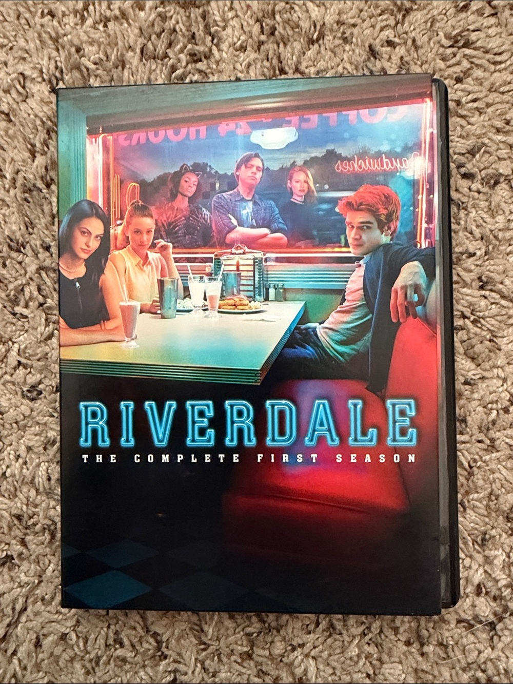 Riverdale: The Complete First Season DVD - Neon Diner Cover